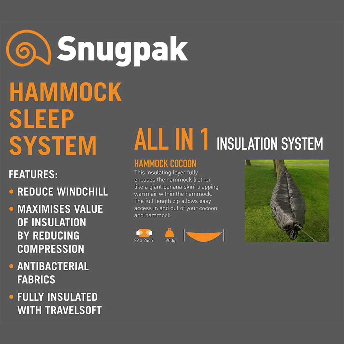 Snugpak Insulating Hammock Cocoon | Military Kit