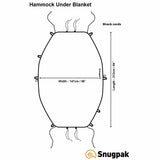 dimensions of snugpak hammock underblanket