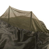 mosquito net on snugpak olive jungle bag