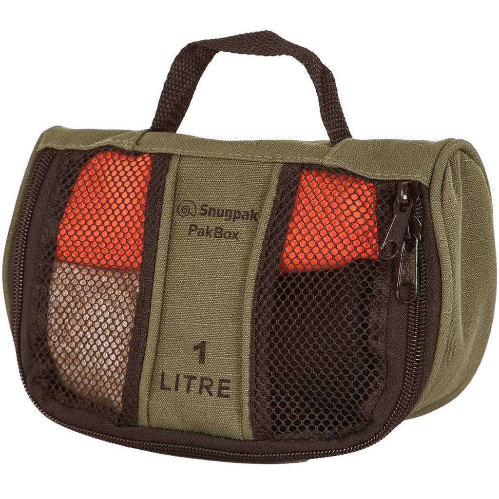 Snugpak PakBox Scatola Organizzativa 6 Litri, In Tessuto 600D Con Finestra In Rete, Impilabile, Per Viaggi E Campeggio - 3