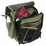 snugpak utility pack olive unzipped open