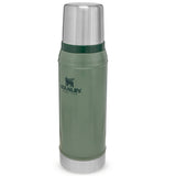 stanley classic legendary vacuum thermos flask bottle hammertone green 750ml