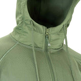 storm hoodie green viper tactical zip detail fleece