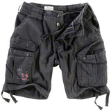 surplus airborne vintage shorts black