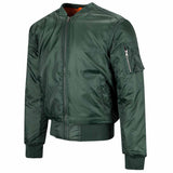 surplus raw vintage green basic bomber jacket
