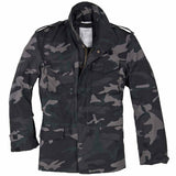 surplus m65 field jacket black camo