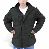 surplus raw vintage black m65 jacket front