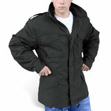 black m65 jacket zipped