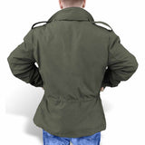 surplus m65 jacket olive rear