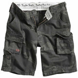 surplus raw vintage trooper shorts black camouflage