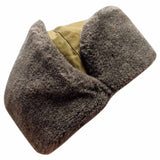synthetic fur of czech army ushanka winter hat
