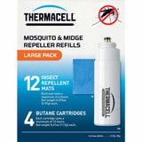 thermacell backpacker mat and gas refills large