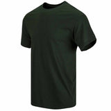 front angle forest green t-shirt