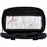viper admin pouch unzipped with map insert black