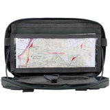 viper admin pouch unzipped with map insert grey