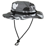 Urban Camo Boonie Hat with Chinstrap