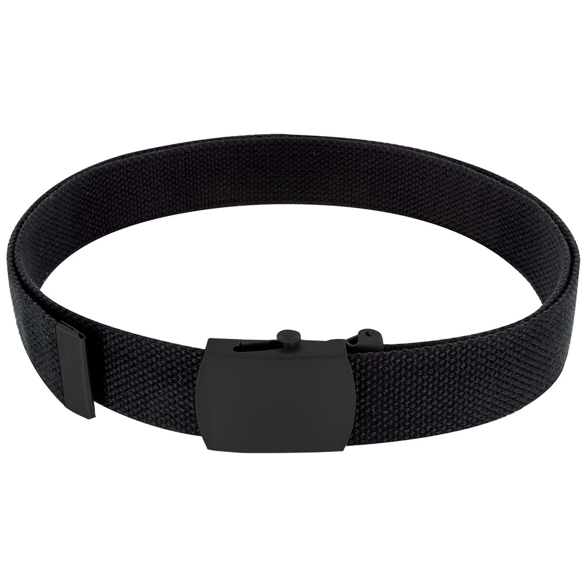 us military black buckle fastening belt black