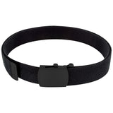 us military black buckle fastening belt black