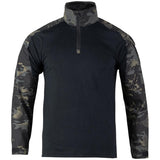 vcam black viper special ops tactical shirt quarter neck zip