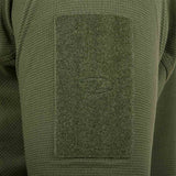 velcro sleeve panel highlander hirta fleece olive green