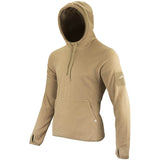 Viper Fleece Hoodie Coyote Hood Up