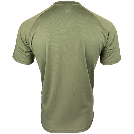 viper mesh t shirt green back view