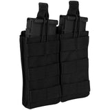viper quick release double mag pouch black