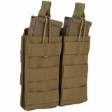 viper quick release double mag pouch coyote
