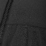 water resistant nylon material black highlander hirta jacket