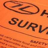 waterproof emergency survival bag highlander orange