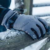 waterproof mountain gloves highlander charcoal