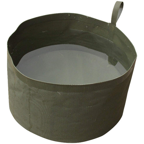 web tex collapsible water bowl olive green