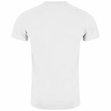 rear white cotton t-shirt