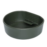 wildo fold-a-cup tpe olive green folded